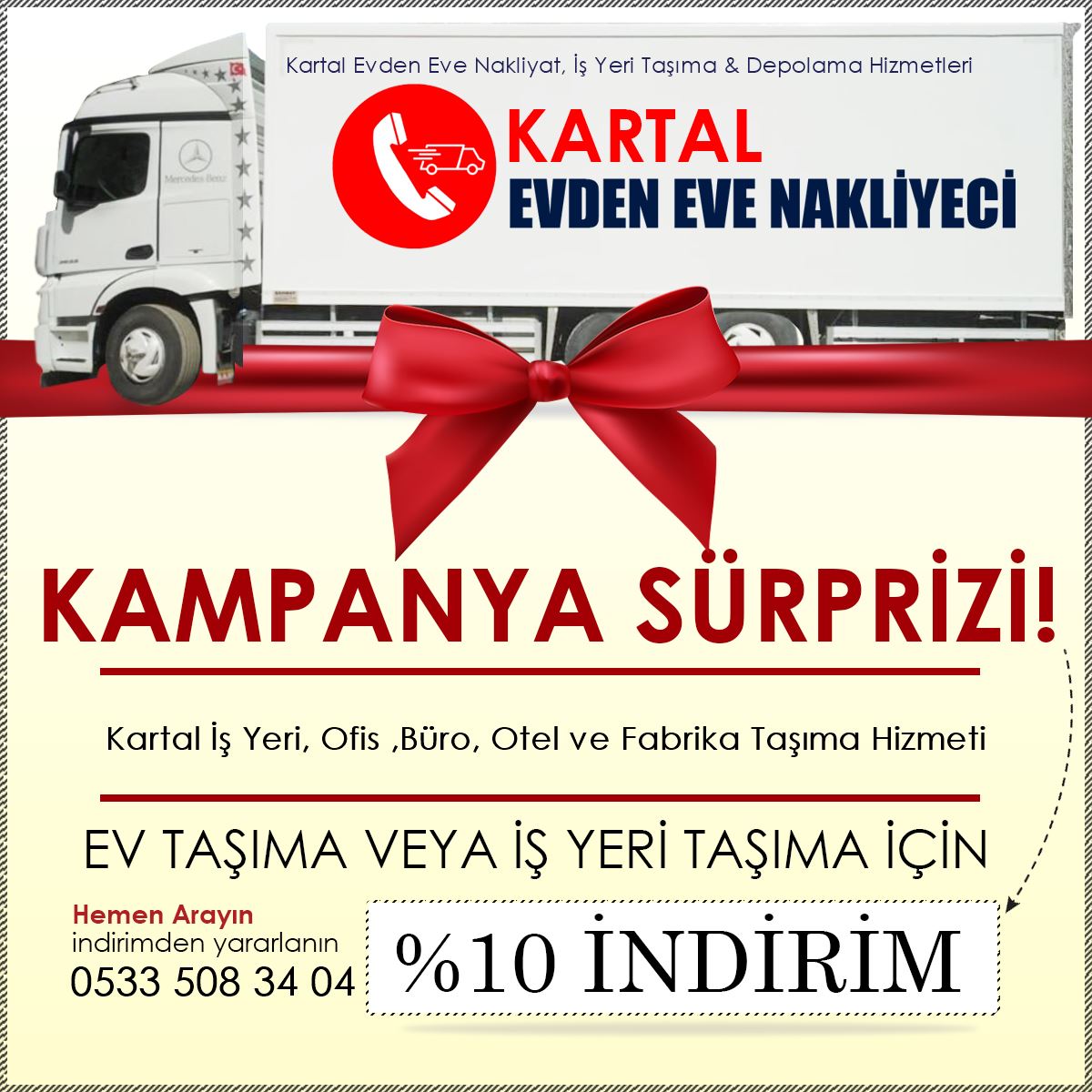 Kartal İş Yeri, Ofis ,Büro, Otel ve Fabrika Taşıma Hizmeti
